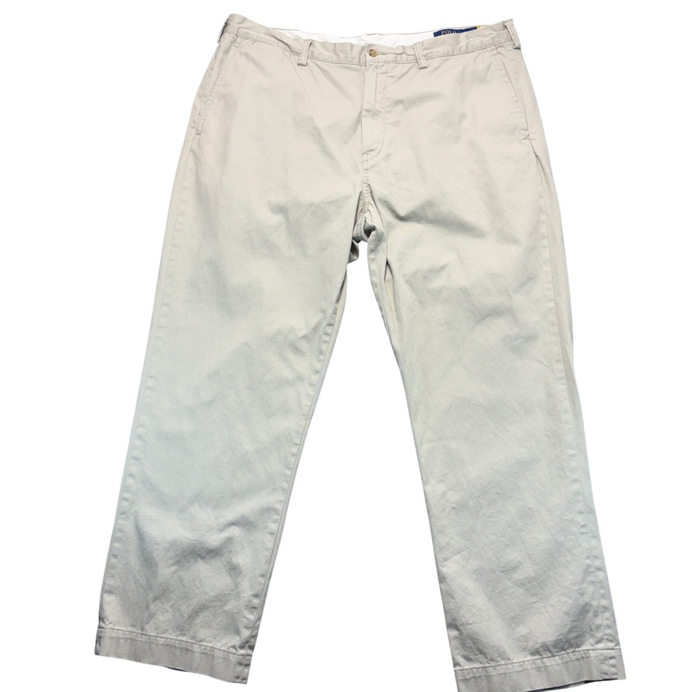 Polo Ralph Lauren Classic Fit Khaki Chino Pants Mens 40x30 Tan Cotton Twill